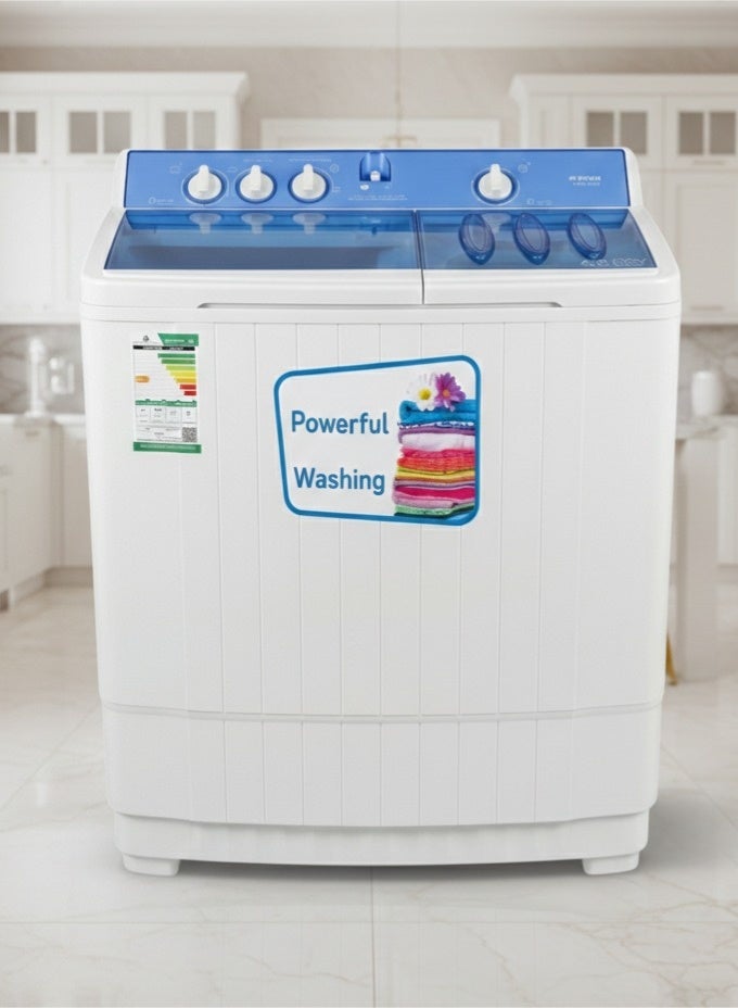 Fresh 12Kg Twin Tub Washing Machine Dual Motor Powerful Washing White – FWM20000 - Image 4
